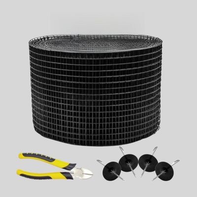 Bird Guard Solar Panel Proofing Mesh With Black Color Pvc Coated