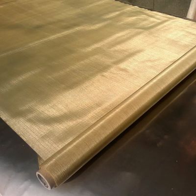 Good price 62 Micron 250 Mesh Twill Weave Brass Woven Wire Mesh 0.062mm Open Size online