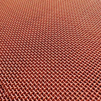 Good price Copper Crimped Wire Mesh For Acid Particle Filtration 1.2m X1.88m Panel Size online
