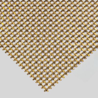 Good price Cabinet Decoration Brass Crimped Wire Mesh Crimped Lock Weave Type online