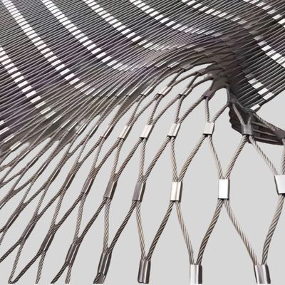 Good price Stainless Steel Ferrule Rope Mesh online