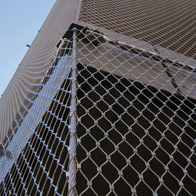 Durable Inox Cable Mesh Netting Inter Woven Type And Ferrule Type