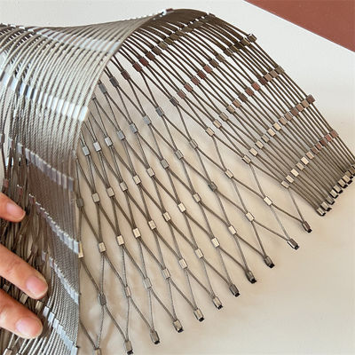 Bon prix Réseau de maillage de câbles en ferrule en acier inoxydable en ligne