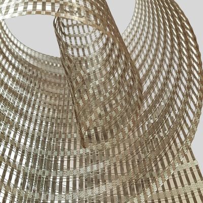 Good price Glass Laminated Wire Mesh 0.8mm For Window Curtain online