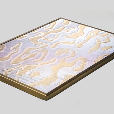Good price Decorative Metal Mesh Laminated Glass Thickness 4+4mm  5+5mm 6+6mm 8+8mm 10+10mm online