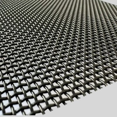 Good price AISI 304/ AISI 316 Stainless Steel Security Wire Mesh 11x11 Black Coated Color online