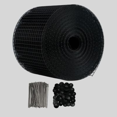 Good price 22CM Height Proofing Bird Netting For Solar Panels Black pvc coated online