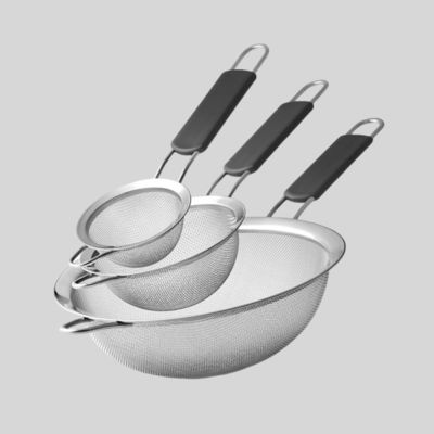 Good price Stainless Steel Fine Mesh Strainer 3.4 Inch 5.5 Inch 7.5 Inch For Kitchen online