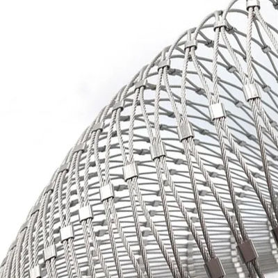 Bon prix Réseau de câbles en acier inoxydable flexible de 50 mm pour système de sécurité en ligne