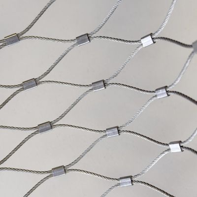 Architectural Wire Rope Mesh Made From Stainless Steel 304 316 316L